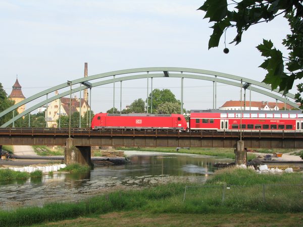 Brückenbau in Rastatt