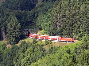 Schwarzwaldbahn am Tannenb&uuml;hl